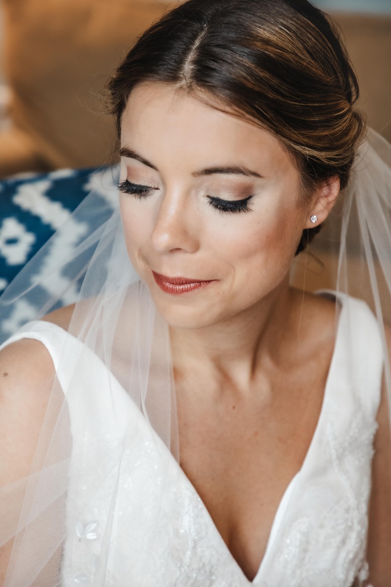Neutral Color wedding makeup