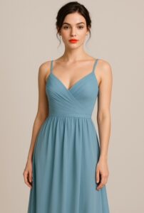 Bridesmaid neon orange lip color